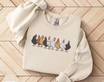 Sudadera de pollo, regalo divertido para granjeros