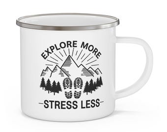 Taza Explore More Stress Less