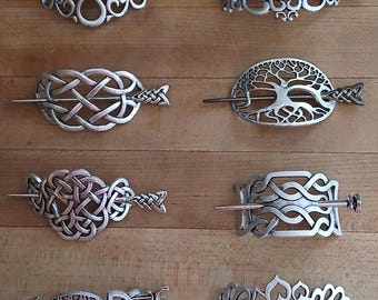 Ornate Metal Hair Pins | Celtic • Tree of Life • Knotwork Hair Accessories