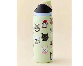 Owala 32oz FreeSip Water Bottle Cat Collage Catwala Urban Outfitters Exclusive