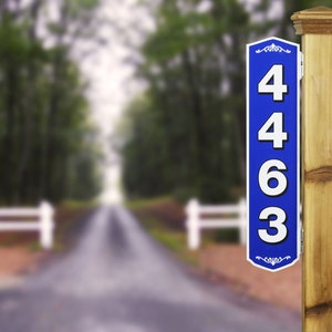 House Address Sign - Reflective (Double Sided)
