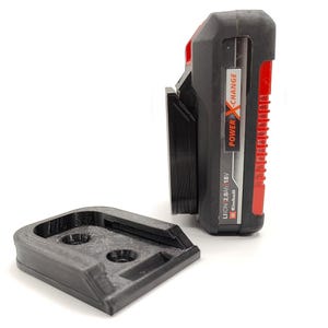 Einhell battery holder | Wall mount for Power X-Change 18V batteries | Battery storage for the workshop and garage