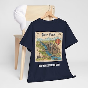 New York State of Mind T-Shirt: Vintage NYC Reise T-Shirt