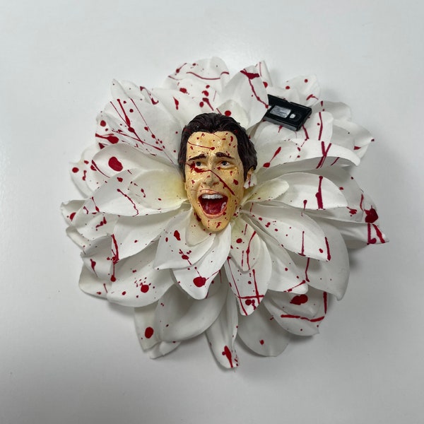 Patrick Bateman Bloody Hair Flower