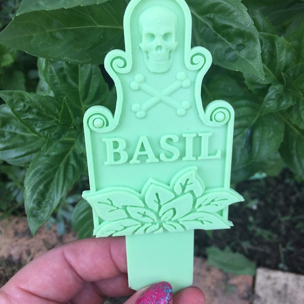Plant Tombstone Markers Etsy