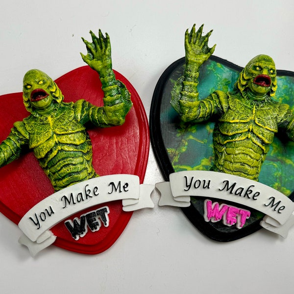 The Creature from the black lagoon Valentine Wall Plaque