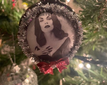 Vampira Christmas Ornament