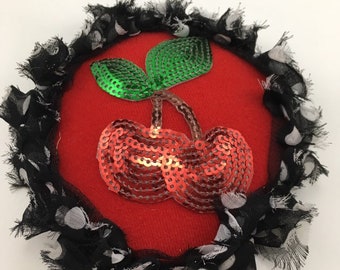 Cherry Bomb Fascinator