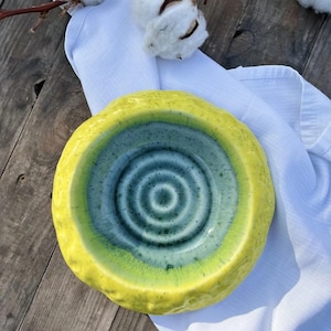 Handmade Coral Ceramic Serving Plate – Unique Artisan Dish for Elegant Food Presentation, Rustic Kitchen Decor or Gift Idea