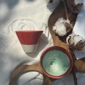 Handmade Cup 70 ml – Small Ceramic Tea Cup, Japanese Style Pottery, Wabi Sabi Espresso Cup - Handmade Ceramic cup - Mug for coffe