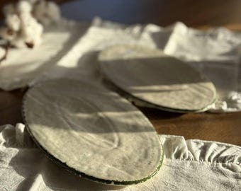Handmade Ceramic Surf Plate – Long Sushi Serving Dish 29.5cm – Ukrainian Pottery – Modern Tableware