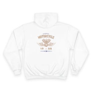 Vintage Motorcycle Champion Hoodie - Retro Biker Sweatshirt, Old School Motorcycle Hoodie, Motorcycle Lover Gift, Vintage Racing Apparel,