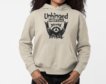 Wilder Waschbär Hoodie: Sarkastisches Meme Grafik Sweatshirt