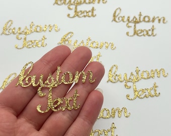 Custom Glitter Confetti: Personalized Party Table Scatter
