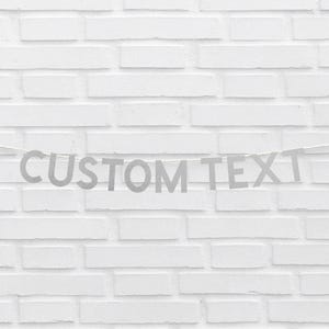 Custom Party Banner: Personalized Glitter Celebration Decor