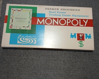 ビンテージ ボード ゲーム、パーカー ブラザーズによるモノポリー