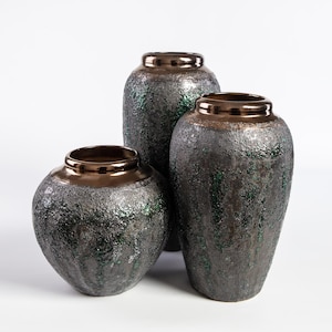 Vintage Artistic Vase | Ceramic Vase | Handmade | Home Decor | Decorative Vase