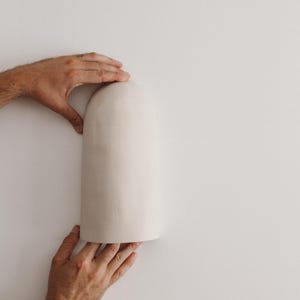 Ceramic wall light. Clay wall light. Handcrafted wall light. Handmade wall light.