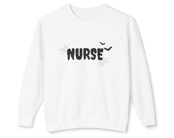 Spider Nurse sweatshirt | Halloween Nurse Crewneck