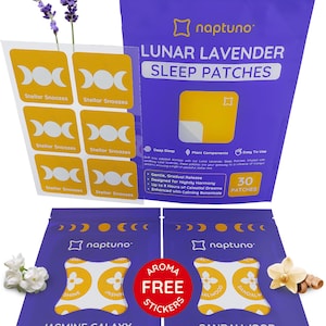 大人用ルナラベンダー睡眠パッチ - 天然睡眠補助剤（30枚入り）