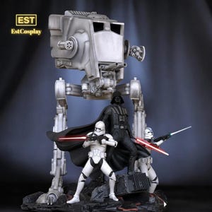 Darth Vader High Quality STL File, Darth Vader Star Wars Figure STL File, Darth Vader Model File, High Quality Diorama, Movie Anime 3D Model