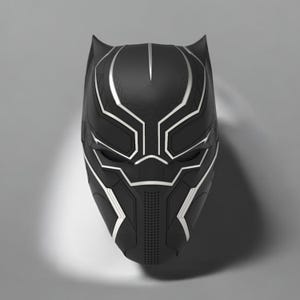 3D Black Panter Mask STL File, Black Panther Helmet, High Quality STL