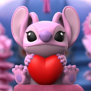 File STL 3D di Angelo di San Valentino, Figura di Angelo di San Valentino STL, Stitch, Facile da stampare