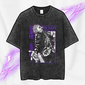 Angry Gojo Satoru Limited Edition T.shirt, Jujutsu Kaisen Shirt, Vinatge Anime Shirt, Unisex Streetwear Tee, Anime Gift