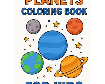 Planets Coloring Book for Kids