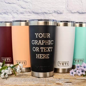 Personalized 20 oz YETI & Polar Camel Tumblers | Engraved Tumbler | Custom Travel Mug | Coffee Insulated Cup | Gift for Him or Her