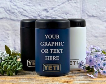 Personalized YETI or Polar Camel Can Cooler: Custom Engraved Beverage Holder