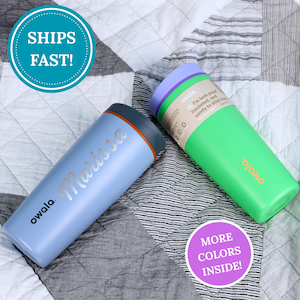 Engrave Anything 20oz Owala Smooth Sip Coffee Mug | Custom Text | Engraved Logo | Personalized Gift | Insulated Tumbler | Gift for Her