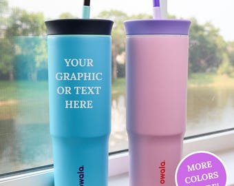 Personalized Owala 24oz Tumbler: Engraved Insulated Straw Tumbler