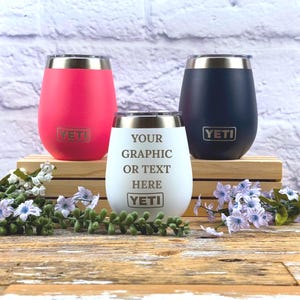 Personalized YETI and Polar Camel Wine Tumbler | Custom Wine Glass | Engraved Tumbler | Anniversary | Bachelor Party | Bachelorette Party