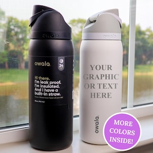 Custom Engraved Owala Tumbler: Personalized 32oz Insulated Gift