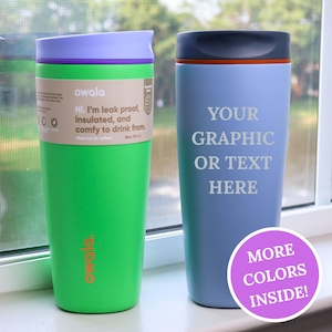 Personalized 20oz Owala Smooth Sip Coffee Mug | Custom Text | Engraved Logo | Personalized Gift | Insulated Tumbler | Gift for Her