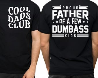 Fier père de quelques enfants stupides PNG, sublimation drôle de papa, chemise de club de papas cool PNG, fête des pères