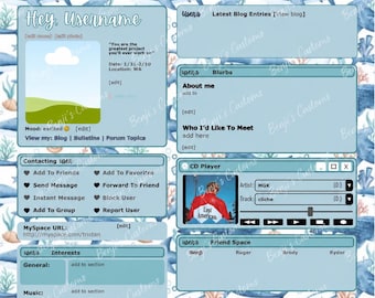 Hermandad de Myspace Sobre mí Difusión