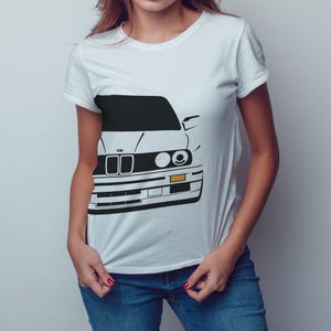 Unisex Tee, Perfect for Classic Enthusiasts, BMW E30 M3 Graphic Shirt, Unique Gift for Father&#39;s Day, Cool Casual Wear, Great for Him & Her