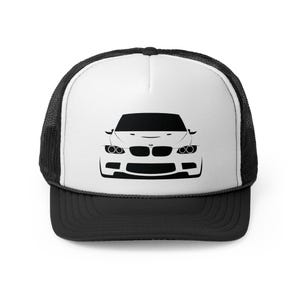 Cool V8 E92 M3 Graphic Trucker Cap for BMW Enthusiasts, Stylish Adjustable Hat for Driving, Racer Gift, Car Lover Apparel, Car Meet Cap