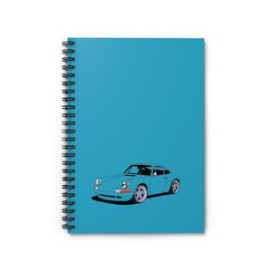 Cool 911 F 1963 Spiral Notebook - Perfect for Car Lovers & Future Porsche Owners | Classic 911 Gift, Air-Cooled Masterpiece With Ruled Line