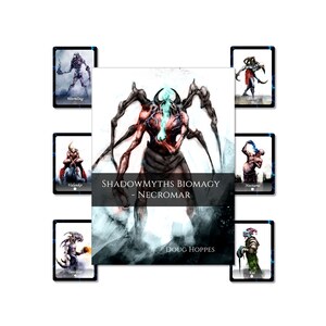 Cartes de monstres étranges avec guide à couverture souple, monstres détaillés pour Donjons et Dragons, créatures d’écriture rapide, deck Necromar de 35 cartes