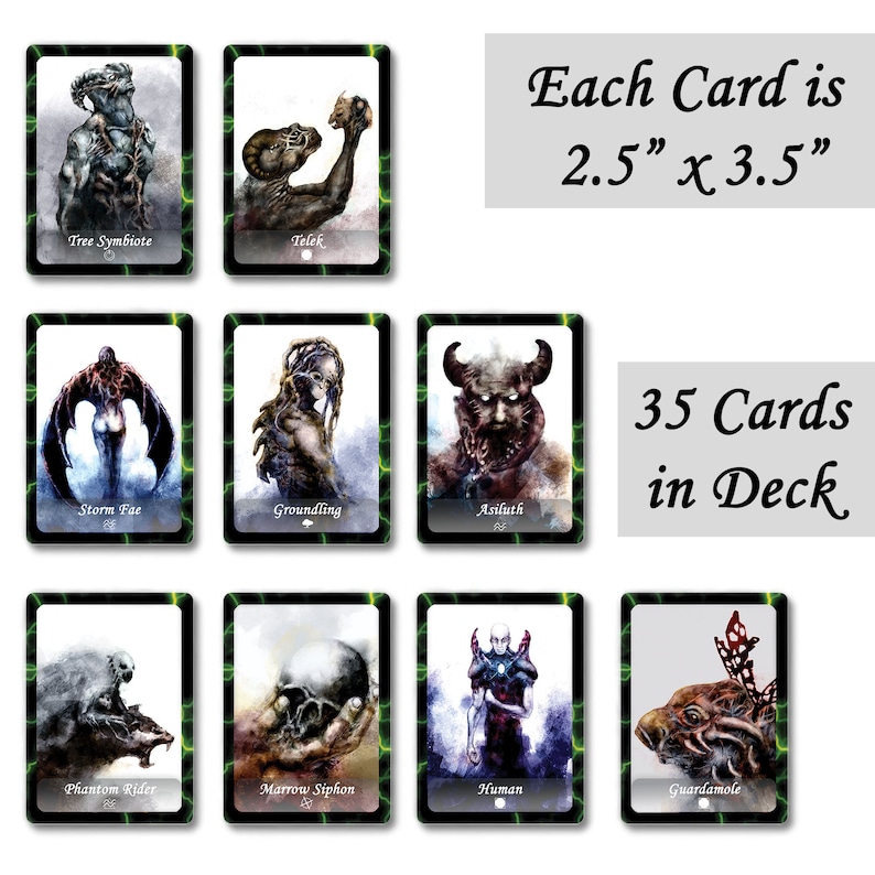 Dungeons and Dragons Monster Cards With Downloadable PDF - Etsy Australia