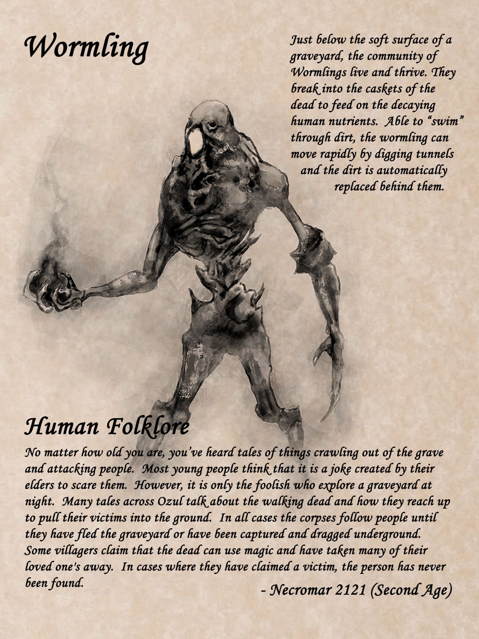 Undead crawling zombie Folklore Legend tale. Dark fantasy Etsy