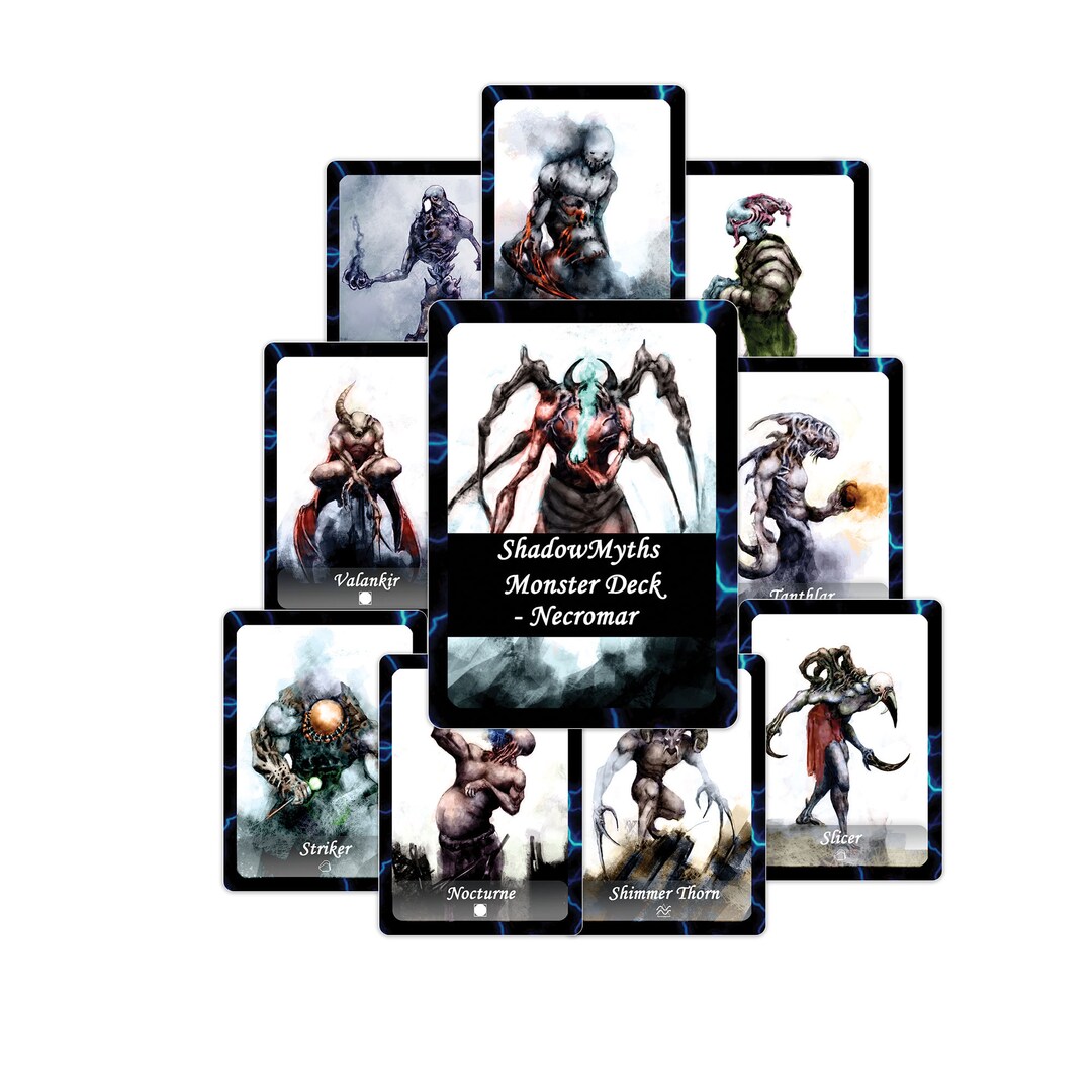 Dnd Monster Cards With Downloadable PDF Describing Monsters, Dungeons ...