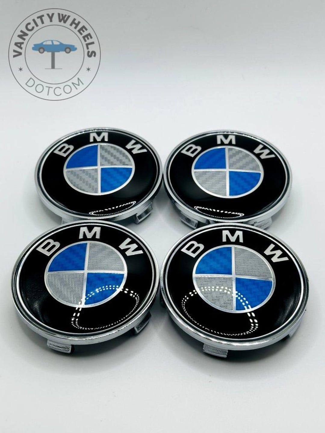 Set of 4 Bmw Alloy Wheel Center Caps 68mm, Center Hub Caps for Bmw Cars ...