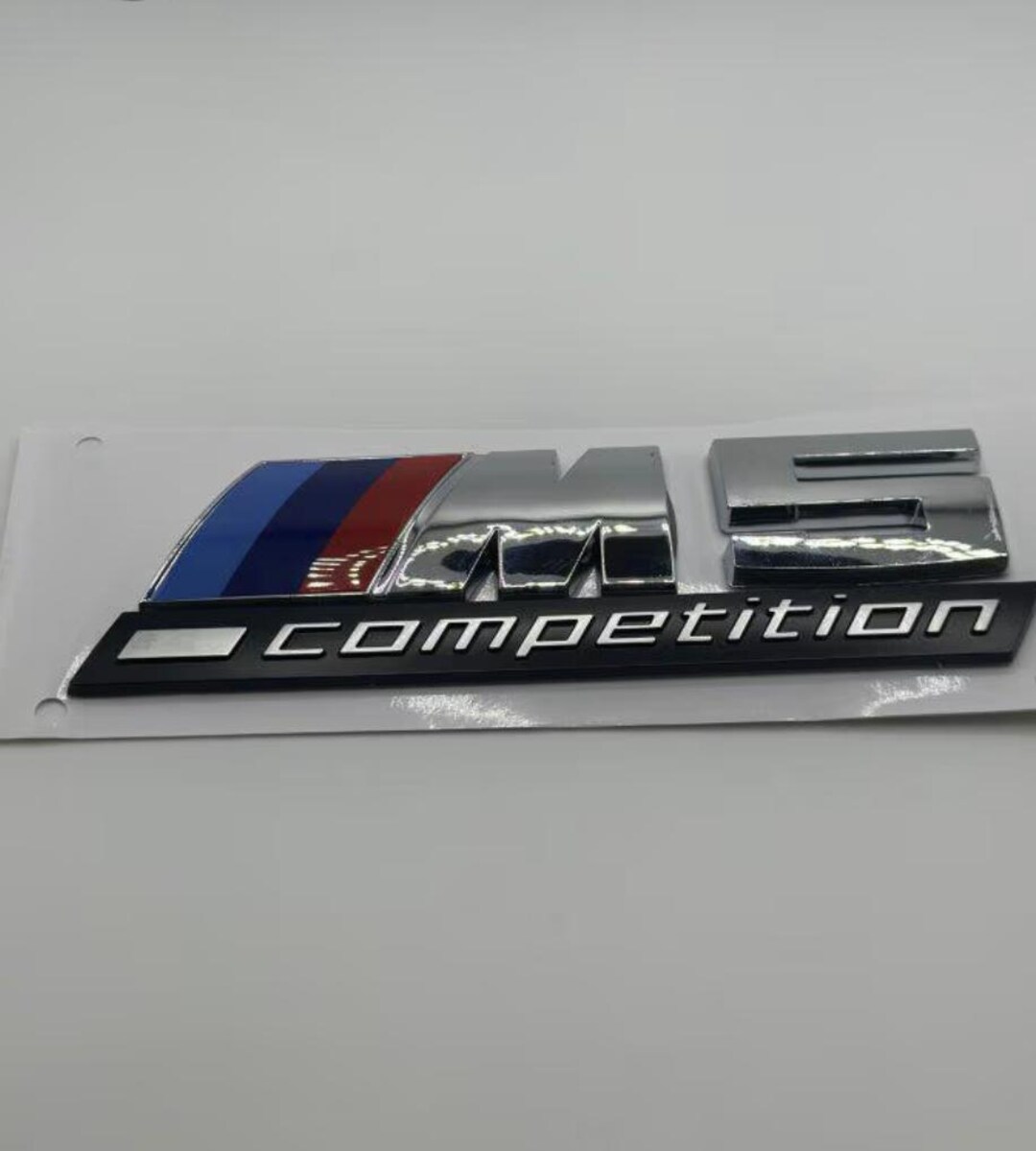 BMW M5 Competition Silver Chrome Emblem Badge 130*40mm - Etsy
