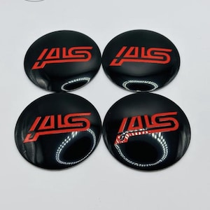 4PCS 56mm Subaru-STI Stickers Emblems: Unleash the Exquisite Potential of Your Car with Red Black