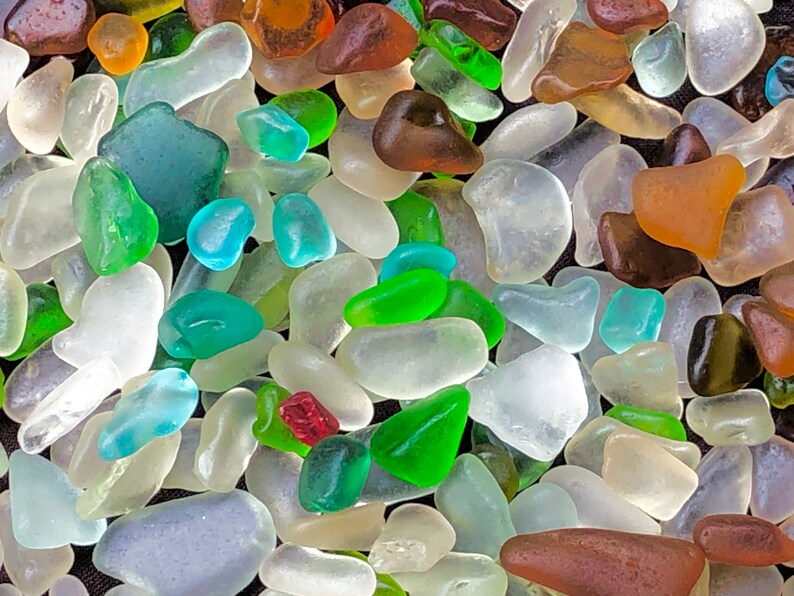 Sea Glass Beach Glass of Hawaii Beaches 300 COLORFUL SALE Etsy