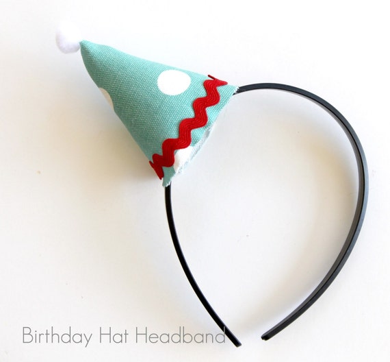 Items similar to Birthday Hat Headband on Etsy